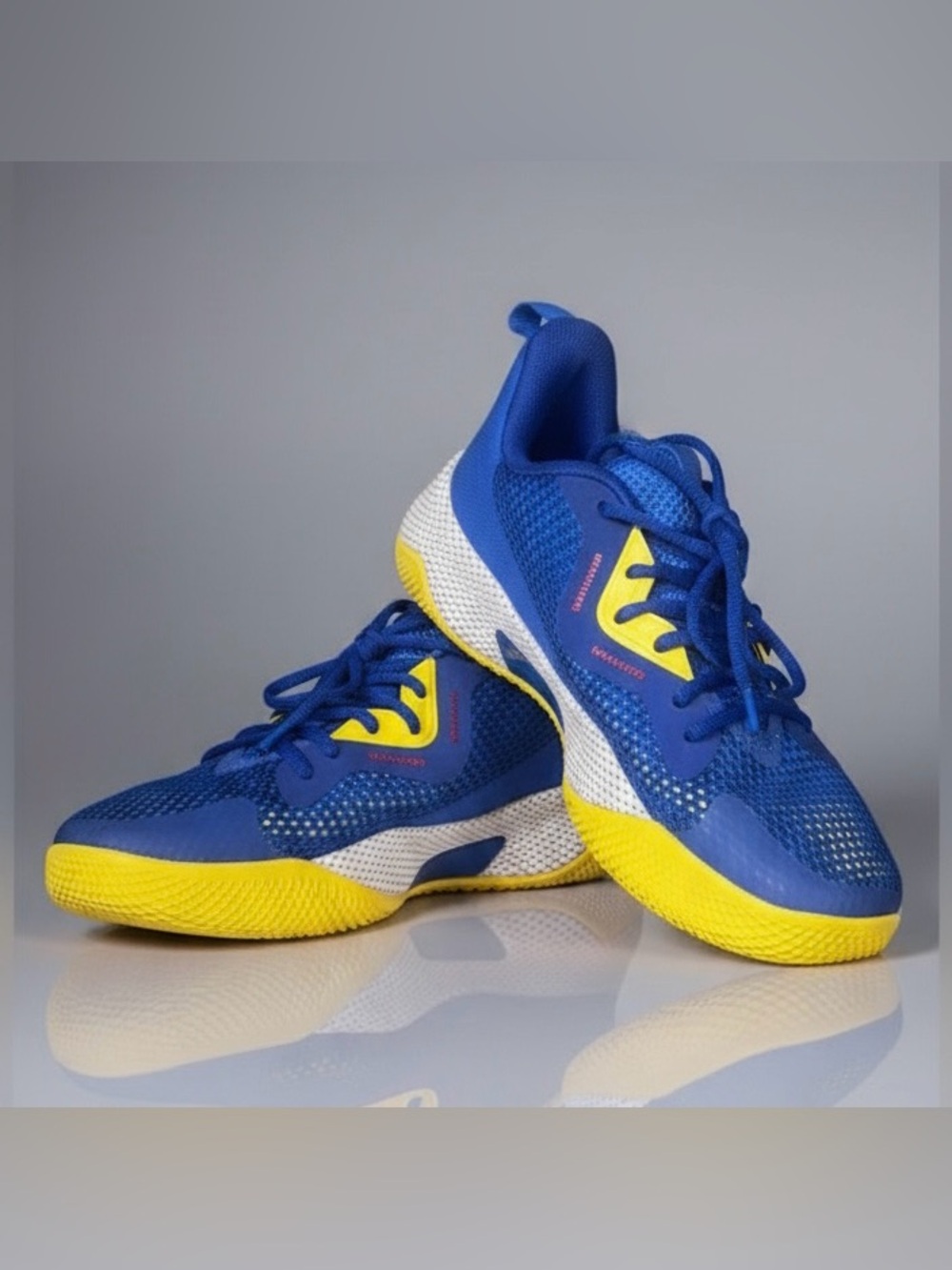 UA Curry HOVR Splash 3 Basketball Sneakers GS Warriors Blue/Yellow Size M7/W8.5
